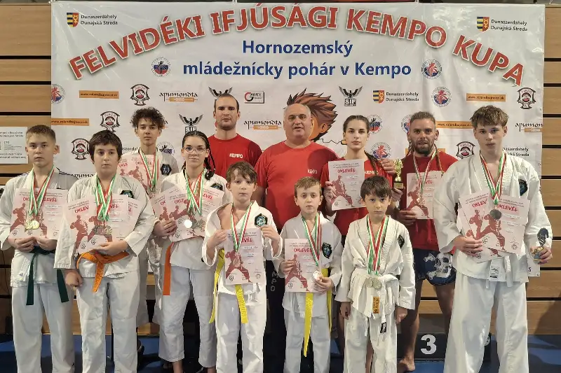 Kiemelkedő eredményekkel zárt a Fighting Kempo Pokorni Team Dunaszerdahelyen