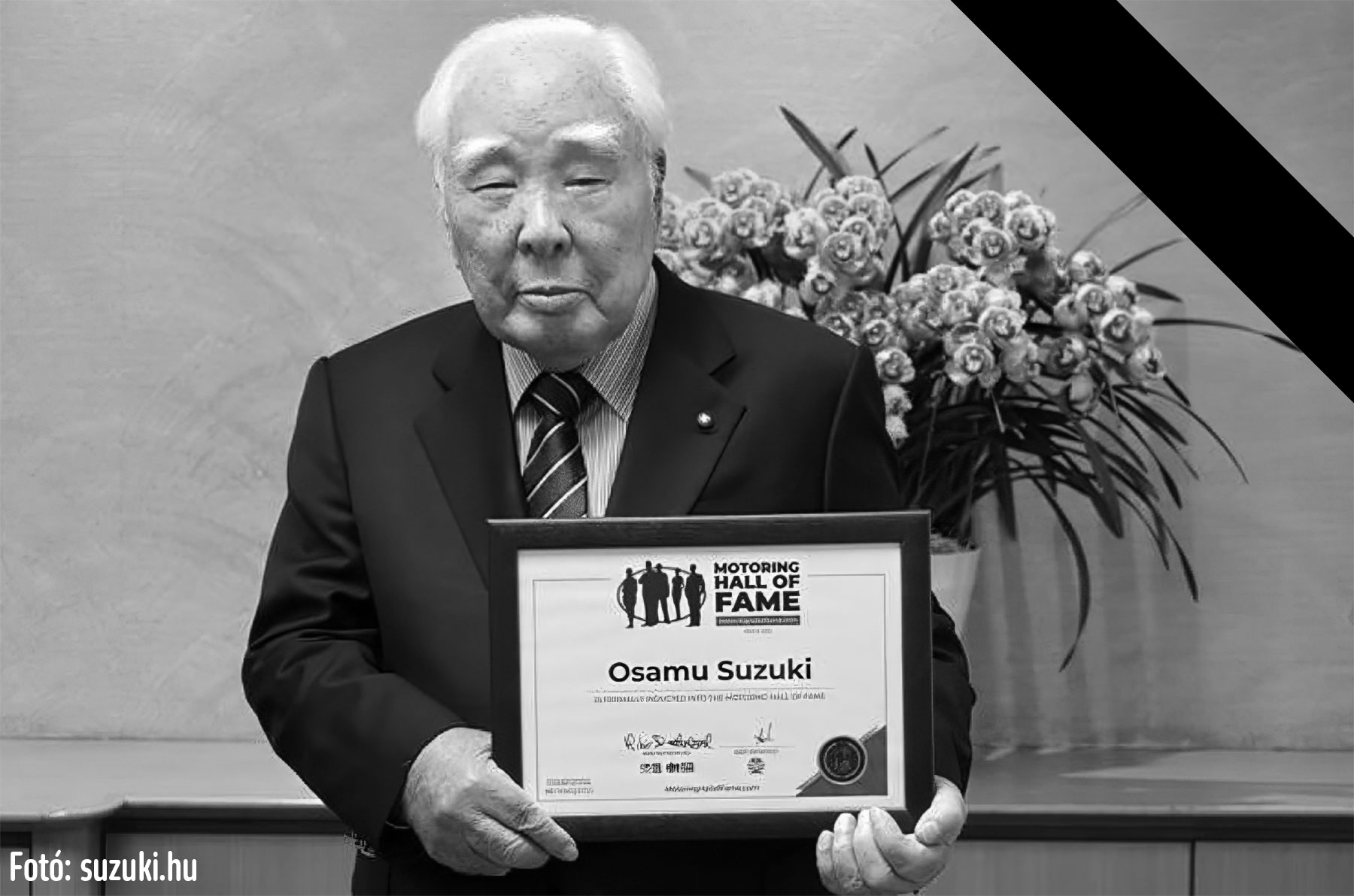 Elhunyt Osamu Suzuki, Esztergom díszpolgára